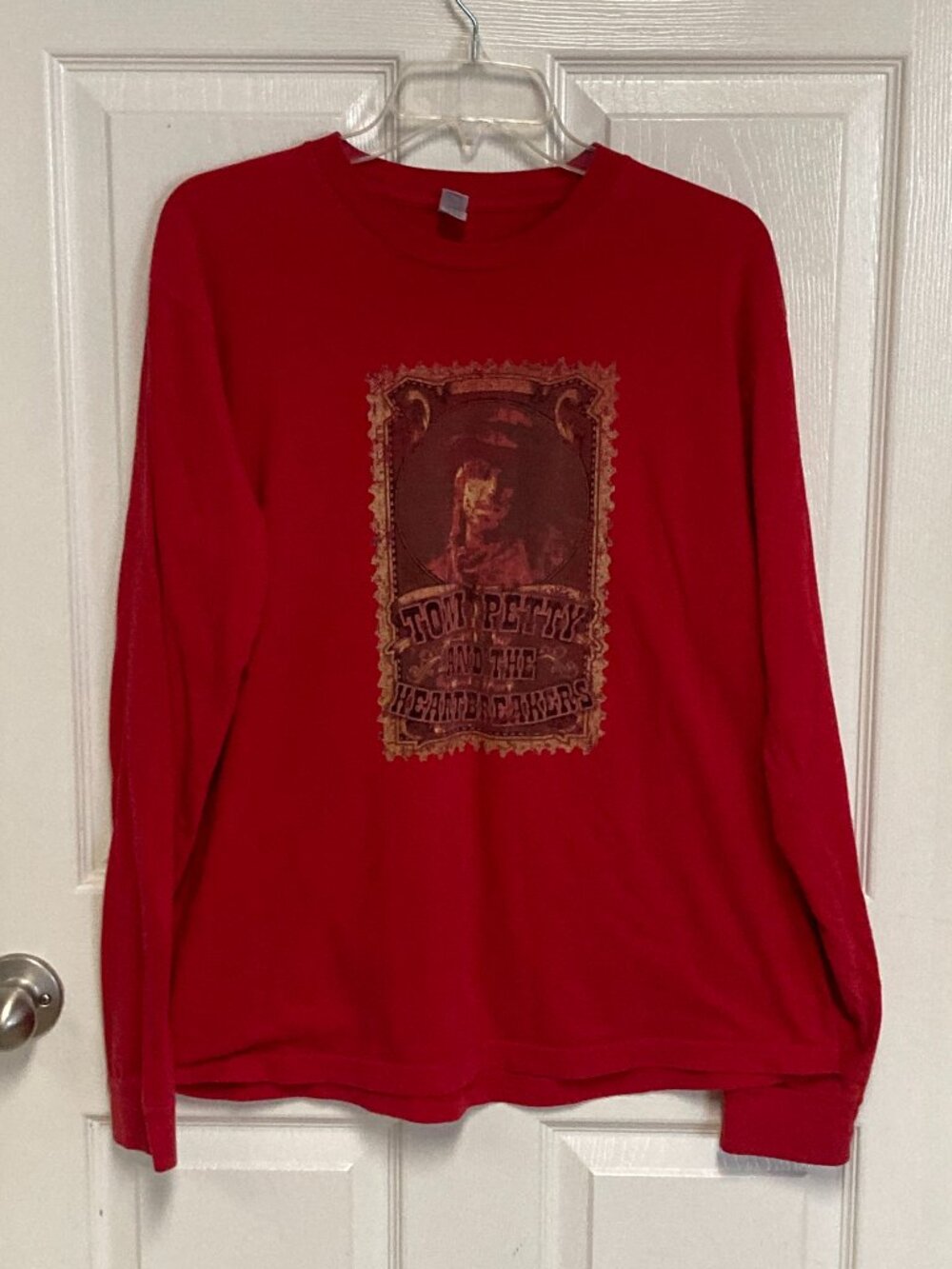 Tom Petty and the Heartbreakers vintage concert tee 2006 red sze Large men's